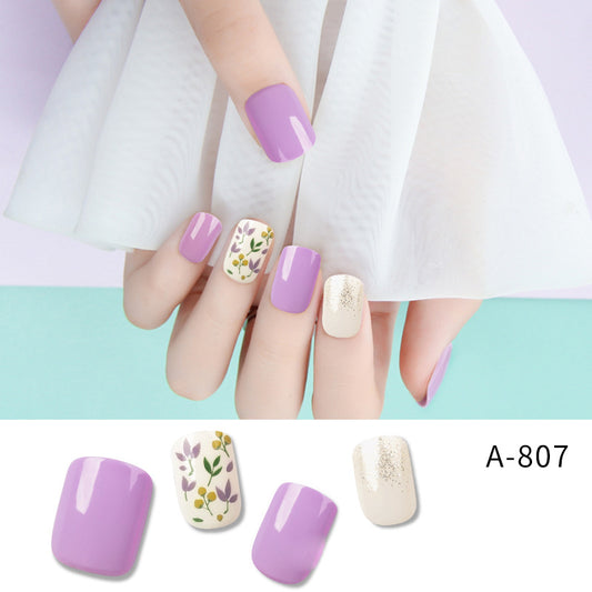 Detachable Wearable Easily Remove Women Fashionable Short Nail 30pcs/set