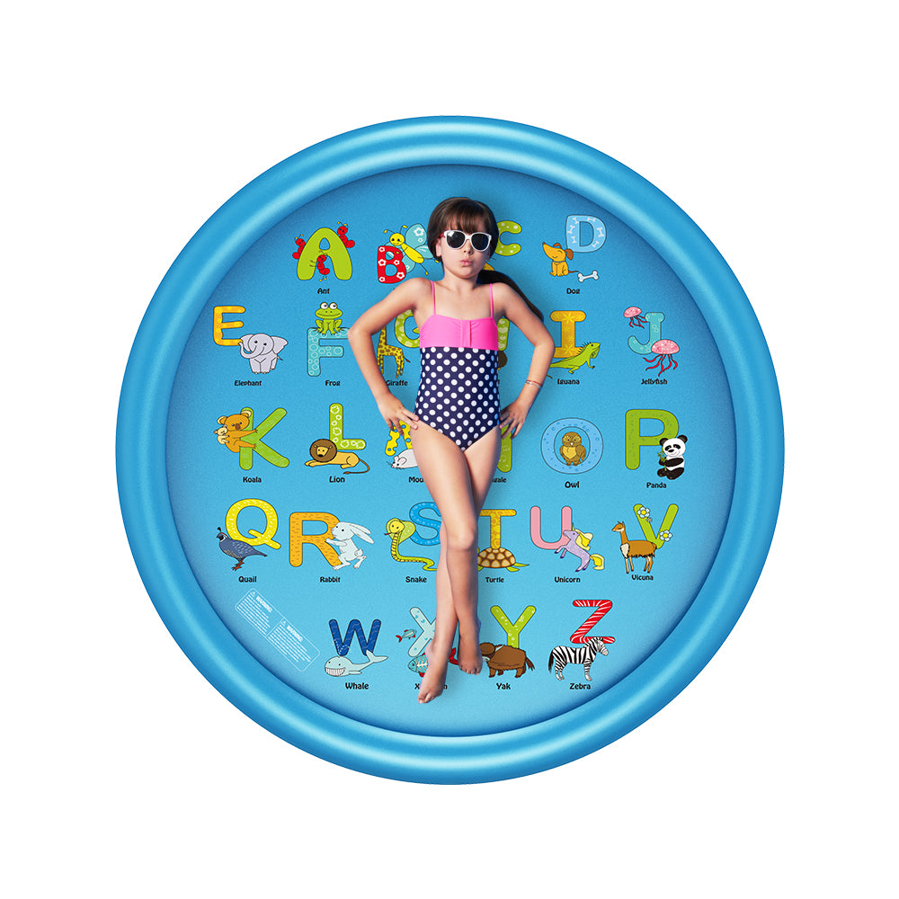 Die neue Stelle 170CM Wasserbrunnenmatte Kinderbrunnenmatte Schwimmspielzeug Rasensprinklerbecken Babysprühbecken