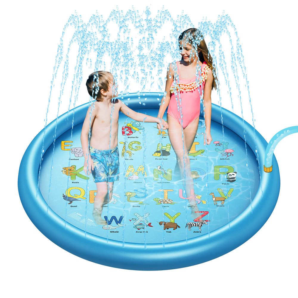 Die neue Stelle 170CM Wasserbrunnenmatte Kinderbrunnenmatte Schwimmspielzeug Rasensprinklerbecken Babysprühbecken