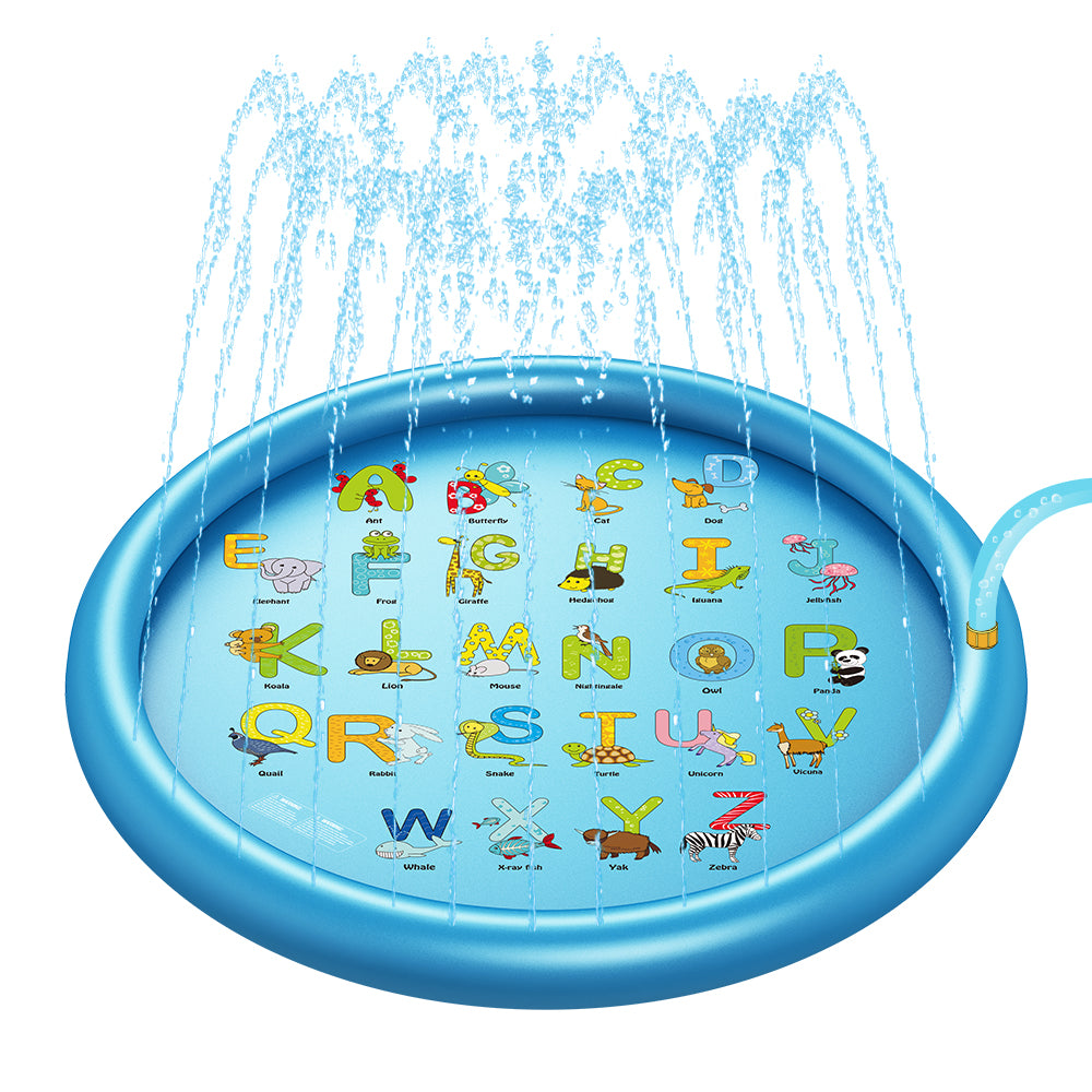 Die neue Stelle 170CM Wasserbrunnenmatte Kinderbrunnenmatte Schwimmspielzeug Rasensprinklerbecken Babysprühbecken