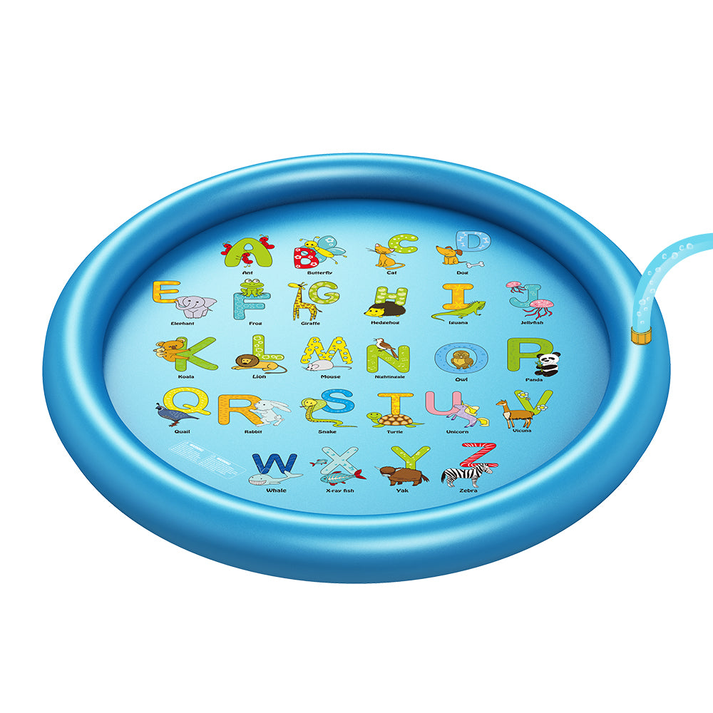 Die neue Stelle 170CM Wasserbrunnenmatte Kinderbrunnenmatte Schwimmspielzeug Rasensprinklerbecken Babysprühbecken