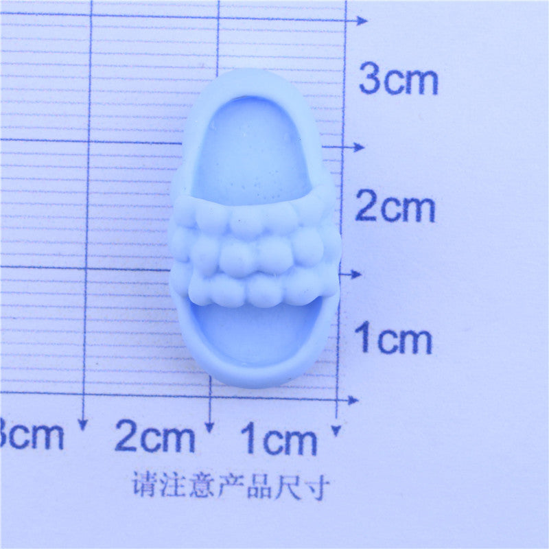 Slipper Charms Kawaii Cute Set Mixed Flatback Making Supplies for DIY Craft Making and Ornament Scrapbooking