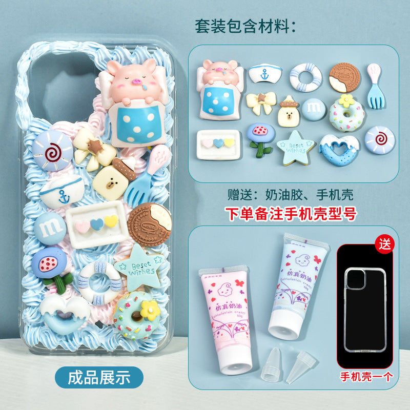 Simulation Fake Whipped Cream Glue Glue DIY Phone Case Material Kit