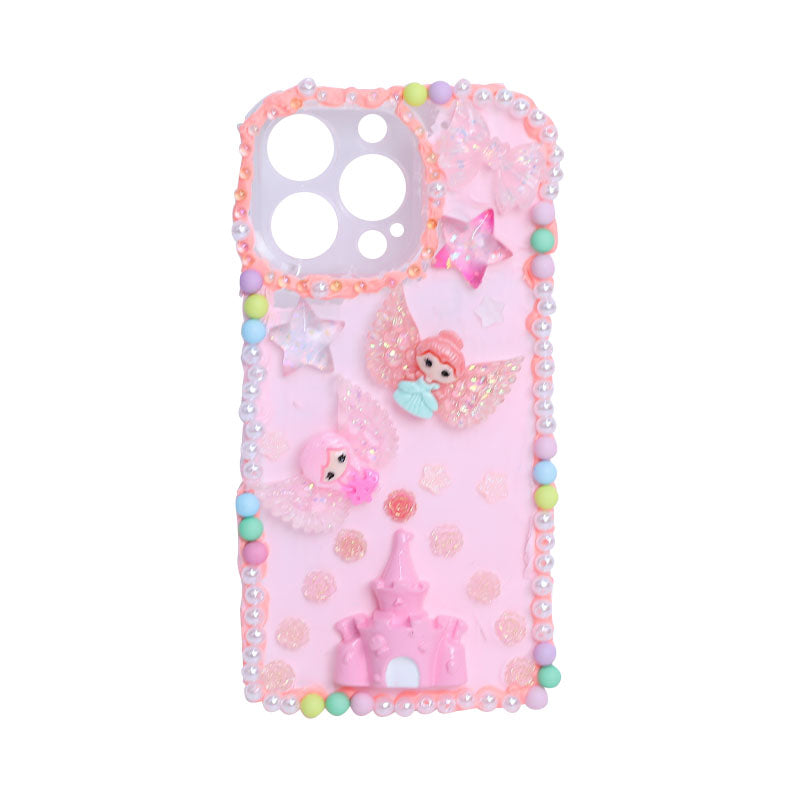 Pink Sanrio Decoden Case for iPhone 6 #decoden #sparkle #glitter #bling  #goth #pastel #sanrio danshi #sanrio bo… | Kawaii phone case, Decoden case,  Cute phone cases