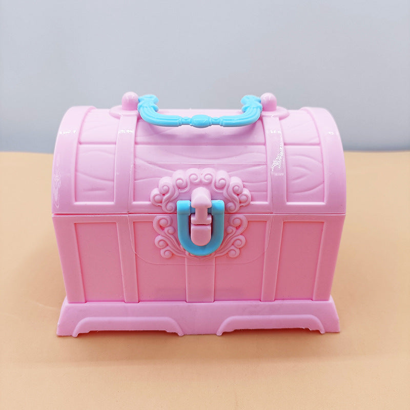 【Empty Boxes】 Pink Small Plastic Storage Box, Tiny Accessories Box Mini charms Storage Organizer Photo frames