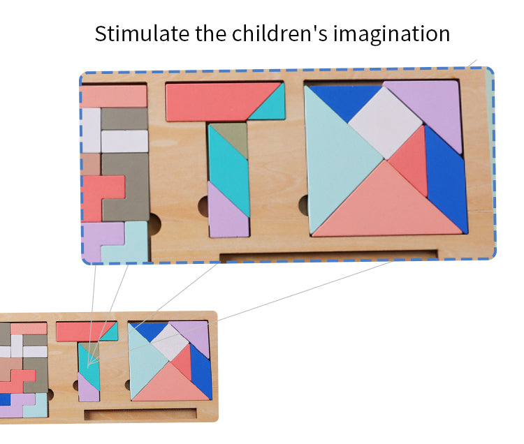 Toys 5 In1 Multi-functional Toys Wooden Educational Math Shape Number Wooden Puzzle for Kids