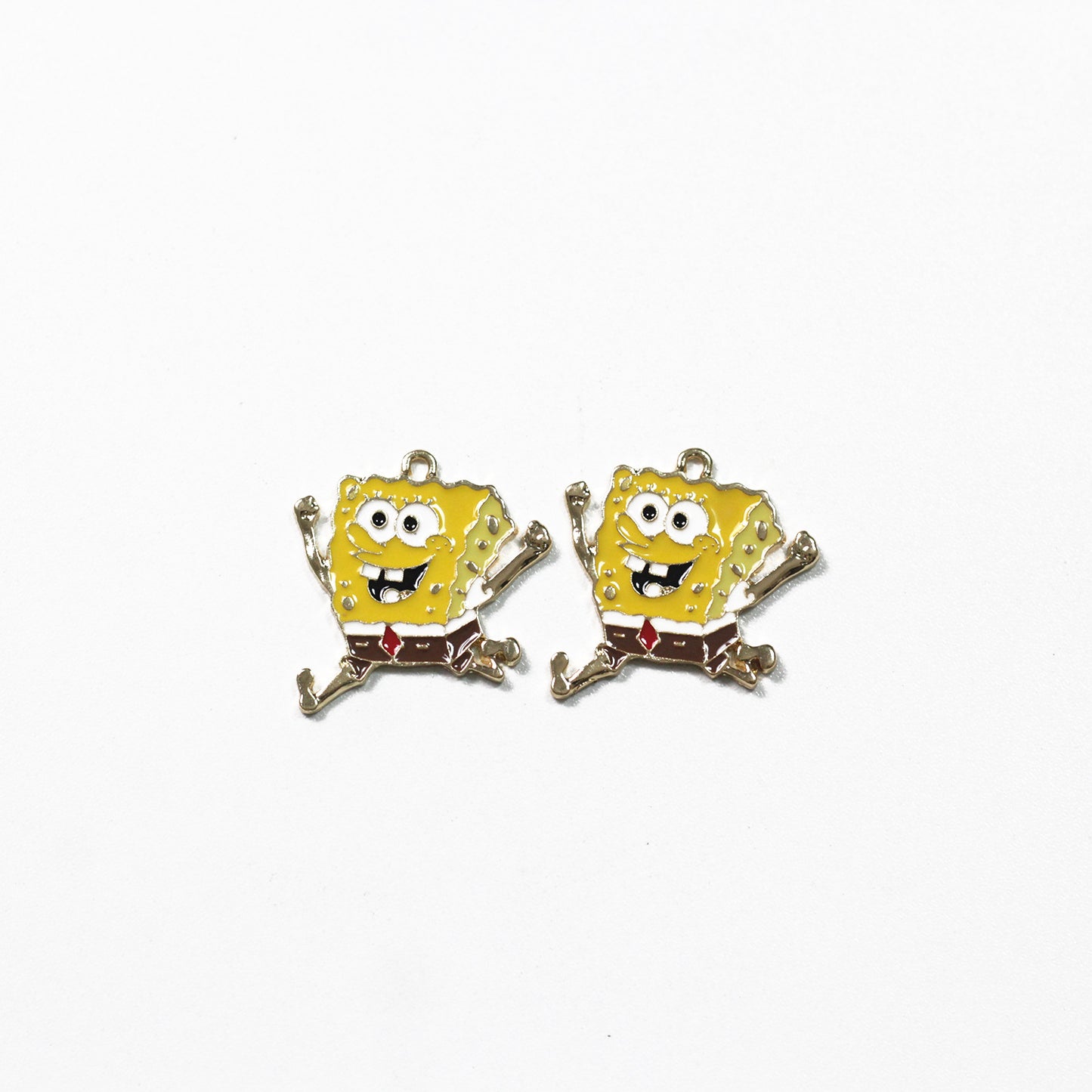 SpongeBob SquarePants Metal Charms Earrings Accessories Pendant Accessories DIY