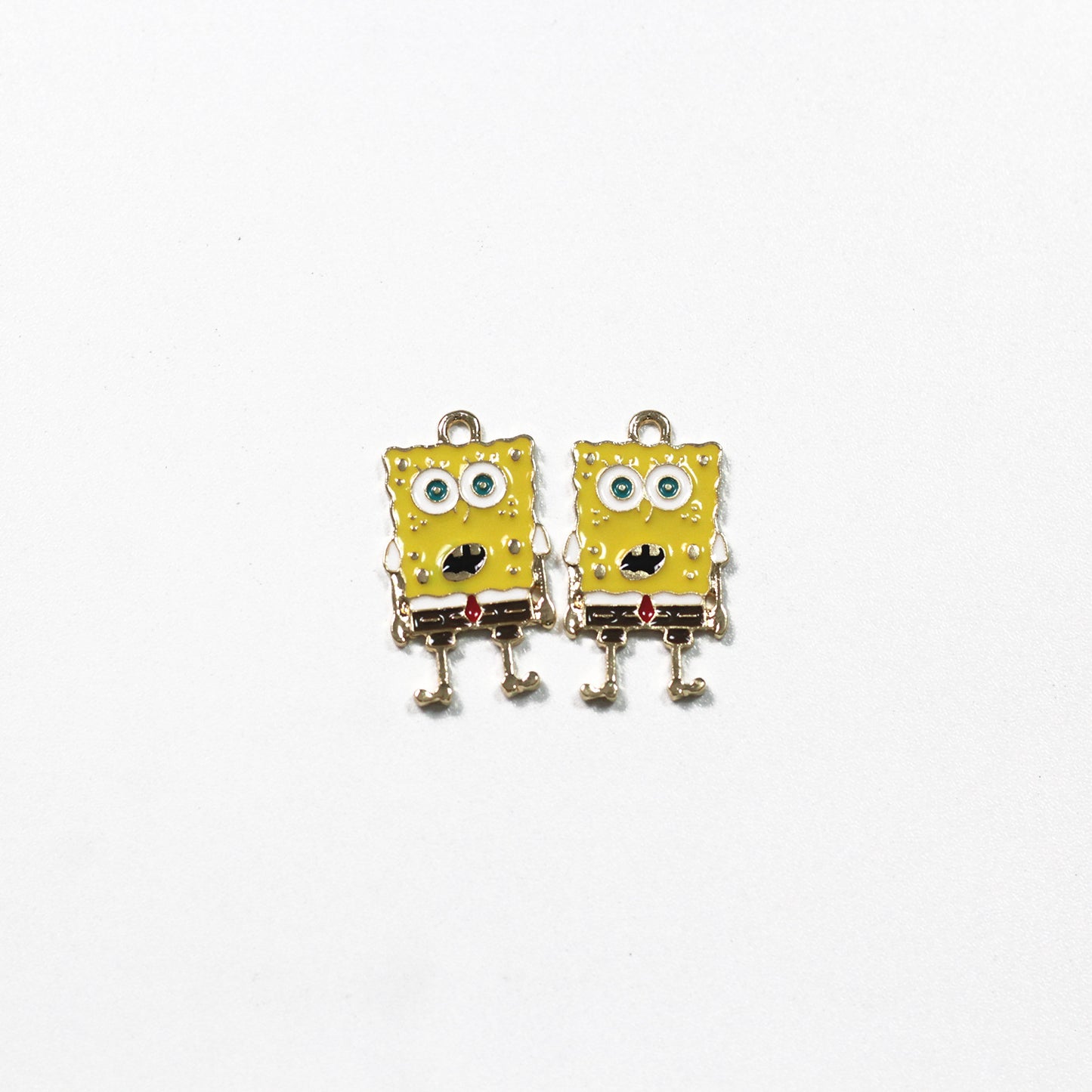 SpongeBob SquarePants Metal Charms Earrings Accessories Pendant Accessories DIY