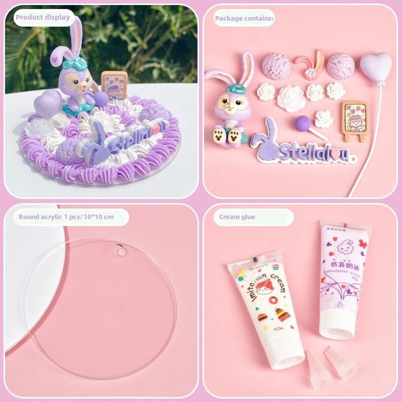 Cream Glue Glue DIY Phone Holder Material Kit Handmade