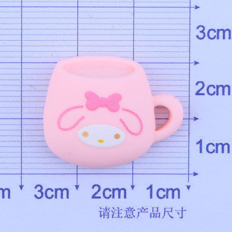 Animal Melody Kitchen Supplies Incredible Art Mixed Cartoon Minis Charm Plate Spoon Cup