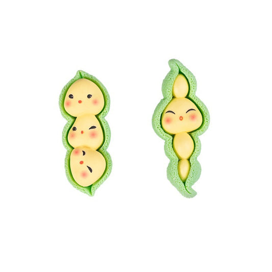 Peas pods Resin Accessories Cartoon Cut