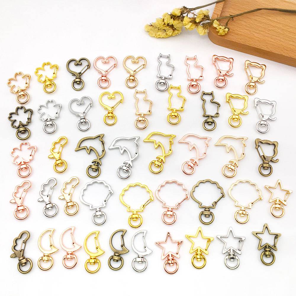 【Metal charms Mix】 Diy Cute Acessories Makeup Space Design Earrings hook